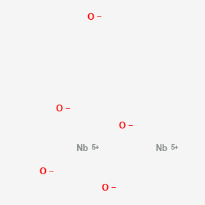 molecular formula Nb2O5 B077233 Niobium(5+);oxygen(2-) CAS No. 12627-00-8