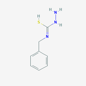 molecular formula C8H11N3S B7723311 N-amino-N'-benzylcarbamimidothioic acid 