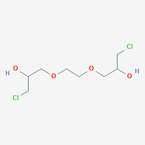 molecular formula C8H16Cl2O4 B077234 1,1'-(Ethylenedioxy)bis(3-chloropropan-2-ol) CAS No. 13078-45-0