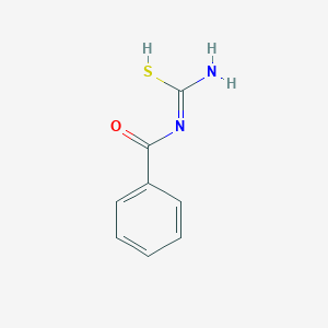 molecular formula C8H8N2OS B7723563 N'-benzoylcarbamimidothioic acid 