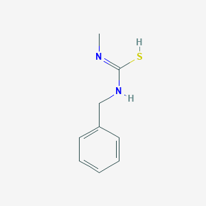 molecular formula C9H12N2S B7723573 N-benzyl-N'-methylcarbamimidothioic acid 