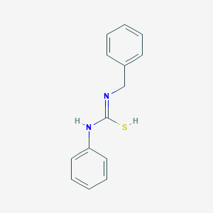 molecular formula C14H14N2S B7723577 N'-benzyl-N-phenylcarbamimidothioic acid 