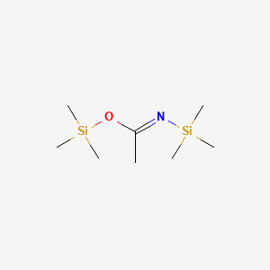 molecular formula C8H21NOSi2 B7723588 N,O-Bis(trimethylsilyl)acetamide 
