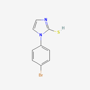 molecular formula C9H7BrN2S B7723657 1-(4-bromophenyl)imidazole-2-thiol 