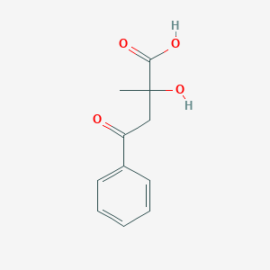 molecular formula C11H12O4 B077239 3-Benzoyl-2-methyllactic acid CAS No. 13299-97-3
