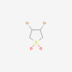 molecular formula C4H6Br2O2S B7724012 Cgwkqcyampdegc-imjsidkusa- CAS No. 7311-84-4
