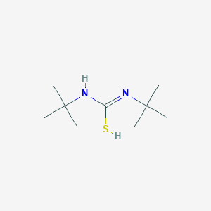 molecular formula C9H20N2S B7724026 N,N'-ditert-butylcarbamimidothioic acid 