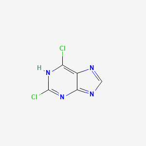 molecular formula C5H2Cl2N4 B7724073 2,6-dichloro-1H-purine 