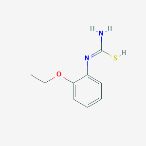 molecular formula C9H12N2OS B7724103 N'-(2-ethoxyphenyl)carbamimidothioic acid 