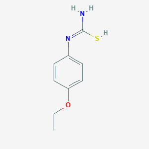 molecular formula C9H12N2OS B7724109 N'-(4-ethoxyphenyl)carbamimidothioic acid 