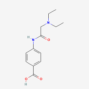 molecular formula C13H18N2O3 B7724188 4-(2-Diethylaminoacetylamino)benzoic acid 
