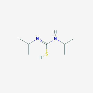 molecular formula C7H16N2S B7724225 N,N'-di(propan-2-yl)carbamimidothioic acid 