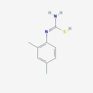 molecular formula C9H12N2S B7724297 N'-(2,4-dimethylphenyl)carbamimidothioic acid 