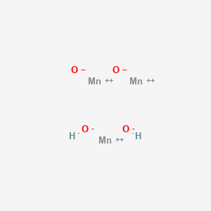 molecular formula H2Mn3O4 B077243 Manganese hydroxide oxide CAS No. 12025-99-9