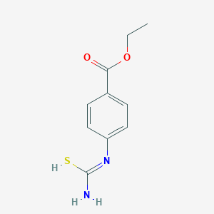 molecular formula C10H12N2O2S B7724342 N'-(4-ethoxycarbonylphenyl)carbamimidothioic acid 