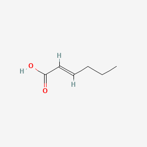 molecular formula C6H10O2 B7724370 2-Hexenoic acid, (2E)- CAS No. 1289-40-3