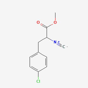 molecular formula C11H10ClNO2 B7724394 Methyl 3-(4-chlorophenyl)-2-isocyanopropanoate 