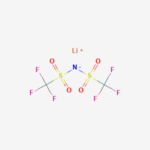 molecular formula C2F6LiNO4S2 B7724415 lithium;bis(trifluoromethylsulfonyl)azanide 