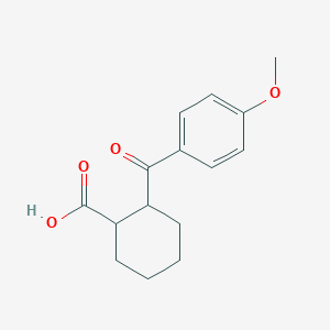 2-(4-Methoxybenzoyl)cyclohexanecarboxylic acid