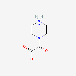 2-Oxo-2-piperazin-4-ium-1-ylacetate