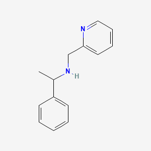 1-phenyl-N-(pyridin-2-ylmethyl)ethanamine