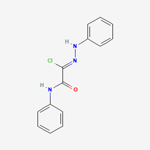 (1Z)-2-Anilino-2-oxo-N-phenylethanehydrazonoyl chloride