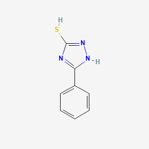 molecular formula C8H7N3S B7724571 5-phenyl-1H-1,2,4-triazole-3-thiol 