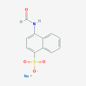 molecular formula C11H8NNaO4S B7724644 sodium;4-formamidonaphthalene-1-sulfonate 