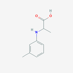 molecular formula C10H13NO2 B7724691 2-m-Tolylamino propionic acid 