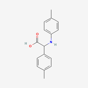 molecular formula C16H17NO2 B7724698 p-tolyl-p-tolylamino acetic acid 