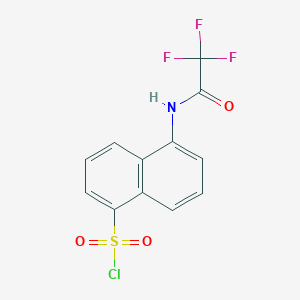 5-(2,2,2-Trifluoro-acetylamino)-naphthalene-1-sulfonyl chloride