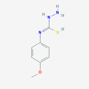 molecular formula C8H11N3OS B7724864 N-amino-N'-(4-methoxyphenyl)carbamimidothioic acid 