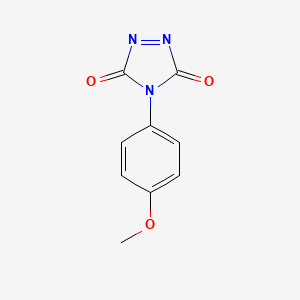 molecular formula C9H7N3O3 B7724873 4-(4-Methoxy-phenyl)-[1,2,4]triazole-3,5-dione 