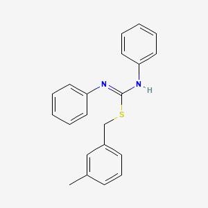 2-(3-Methyl-benzyl)-1,3-diphenyl-isothiourea