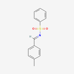 N-(4-Methyl-benzylidene)-benzenesulfonamide