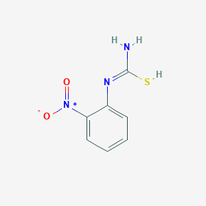 molecular formula C7H7N3O2S B7724914 N'-(2-nitrophenyl)carbamimidothioic acid 