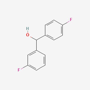 molecular formula C13H10F2O B7724964 (3-Fluorophenyl)(4-fluorophenyl)methanol 