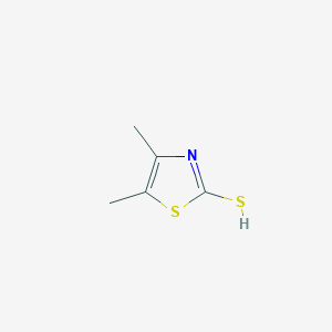 molecular formula C5H7NS2 B7724978 4,5-dimethyl-1,3-thiazole-2-thiol 