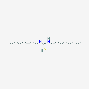 molecular formula C17H36N2S B7724985 N,N'-dioctylcarbamimidothioic acid 