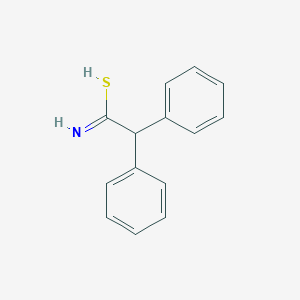 molecular formula C14H13NS B7724990 2,2-diphenylethanimidothioic acid 