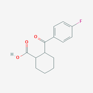 cis-2-(4-Fluorobenzoyl)-1-cyclohexane-carboxylic acid