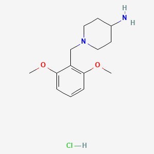 1-(2,6-Dimethoxybenzyl)piperidin-4-amine hydrochloride