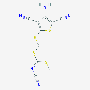 molecular formula C10H7N5S4 B7725081 CID 6197836 