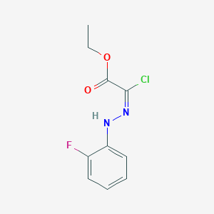 2-Chloro-2-(2-fluoro-phenyl-hydrazono)-acetic acid ethyl ester