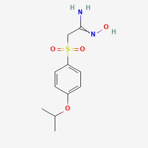n-Hydroxy-2-(4-isopropoxybenzenesulfonyl)acetamidine
