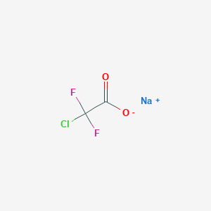 molecular formula C2ClF2NaO2 B7725132 sodium;2-chloro-2,2-difluoroacetate 