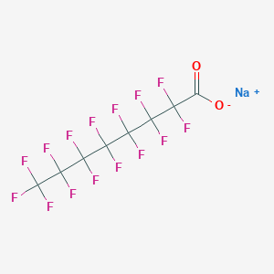 molecular formula C8F15NaO2 B7725135 sodium;2,2,3,3,4,4,5,5,6,6,7,7,8,8,8-pentadecafluorooctanoate 