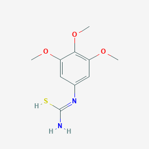 molecular formula C10H14N2O3S B7725191 N'-(3,4,5-trimethoxyphenyl)carbamimidothioic acid 