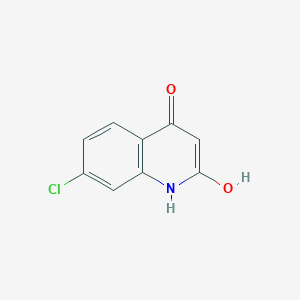 molecular formula C9H6ClNO2 B7725282 7-chloro-2-hydroxy-1H-quinolin-4-one 
