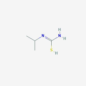 molecular formula C4H10N2S B7725359 N'-propan-2-ylcarbamimidothioic acid 